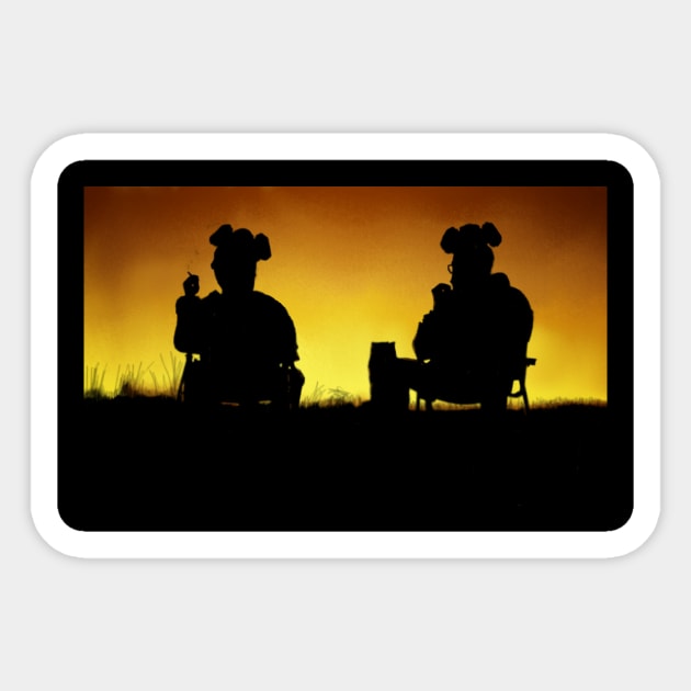 Breaking Bad Sunset Sticker by SanFernandez